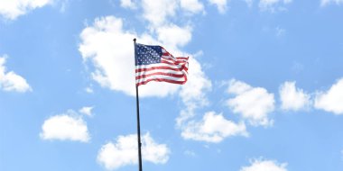 Florida 'daki Amerikan bayrağı 