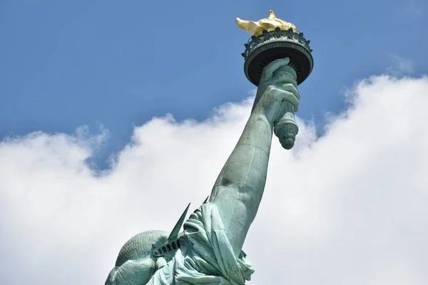 Liberdade Estátua Cabeçalho Verão — Fotografia de Stock