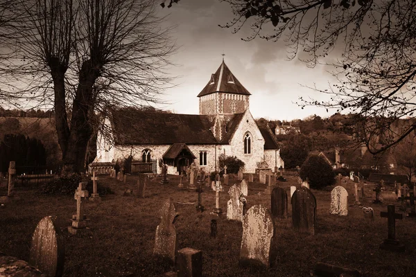 Puttenham Iglesia de San Juan Bautista Inglaterra Reino Unido — Foto de Stock