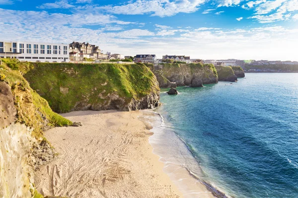 Popular Newquay Atlantic Ocean Coast, Reino Unido — Fotografia de Stock