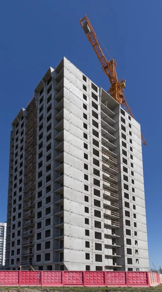 Budowa nowego budynku Apartament Kamienica — Zdjęcie stockowe