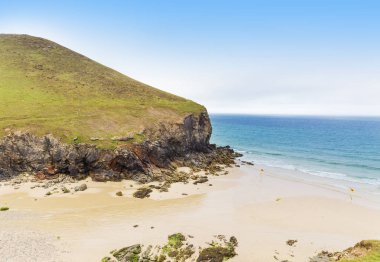 St Agnes ve Şapel Porth Atlantik Okyanusu, Cornwall