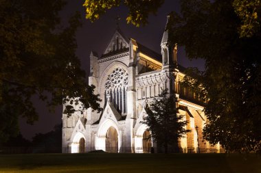 St Albans abbey kilise aydınlatma İngiltere İngiltere
