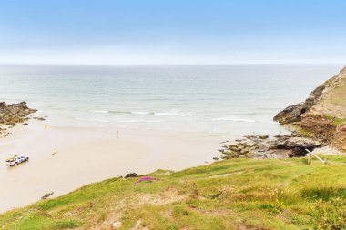 St Agnes ve Şapel Porth Atlantik Okyanusu, Cornwall