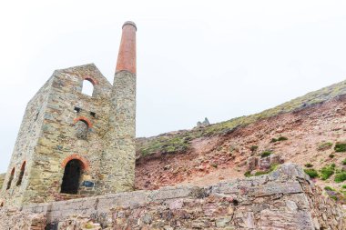 St Agnes ve Şapel Porth Atlantik Okyanusu, Cornwall