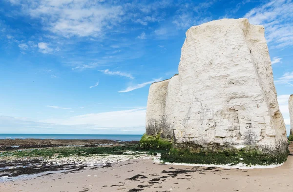 Falésias brancas Botany Bay La Manche canal Inglês — Fotografia de Stock