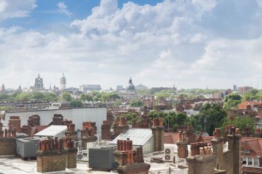 Cityscape görünümünden en üst kata Londra, İngiltere, Birleşik Krallık