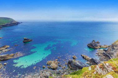 Seçme miras sahil okyanus Cornwall İngiltere