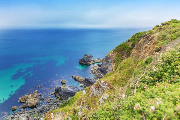 Popular Heritage Coast Océano Atlántico, Cornwall, Inglaterra, Reino Unido — Foto de Stock