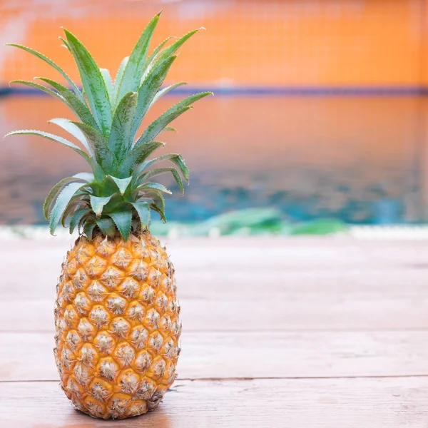 Taze sarı ananas tropik meyve yaz — Stok fotoğraf