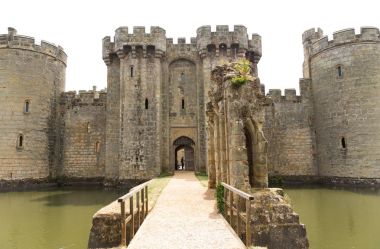 Antik Bodiam kale Uk, İngiltere
