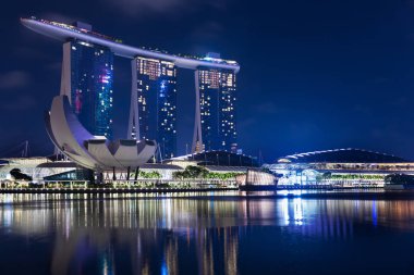 Singapur Marina Bay manzara 