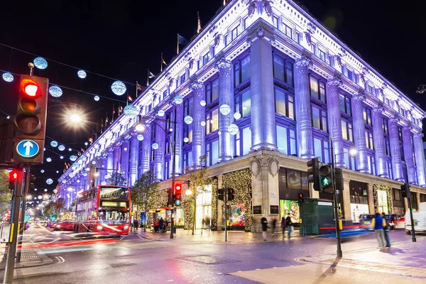 İngiltere'de, İngiltere ' de Londra Oxford street Noel 