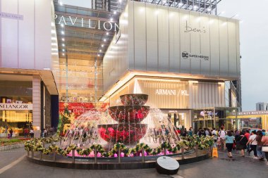 Malaysia, Kuala Lumpur - 2017 December 07: Pavilion shopping mal