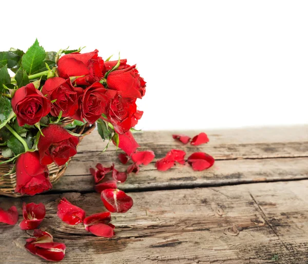 Perfekte Valentines røde roser – stockfoto