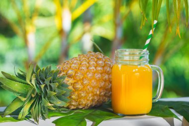 Ananas tropik meyve yaz ferahlık yüzlü