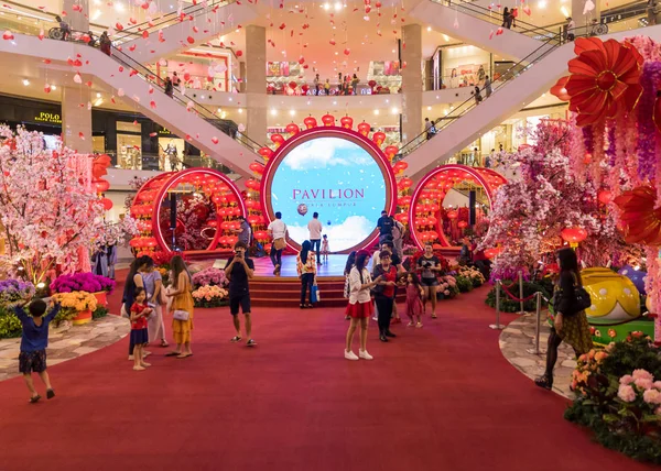 Malasia, Kuala Lumpur - 2018 febrero 05: Decoración colorida — Foto de Stock