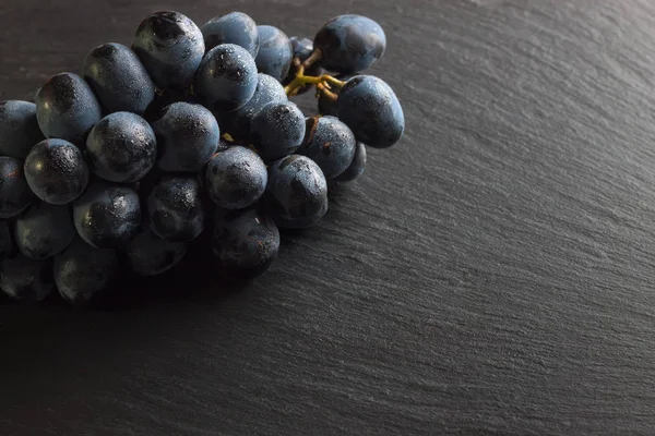 Uvas negras frescas maduras —  Fotos de Stock