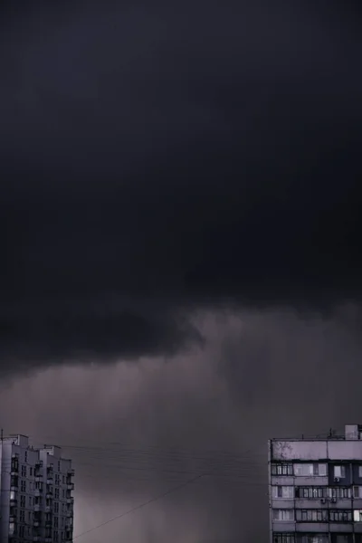 Foto Dari Badai Langit Abu Abu — Stok Foto