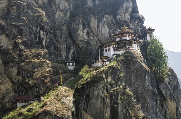 Taktshang Klasztor Bhutan Klasztor Nest Tigers Znany Również Jako Taktsang — Zdjęcie stockowe