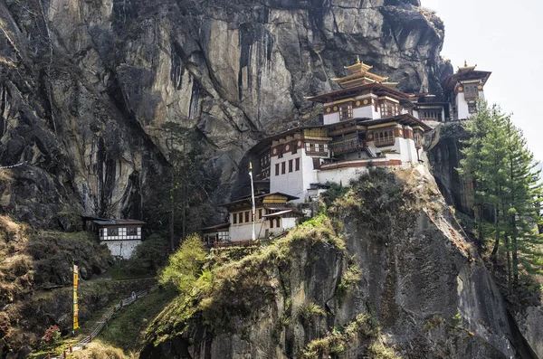 Monastère Taktshang Bhoutan Monastère Tigers Nest Aussi Connu Sous Nom — Photo