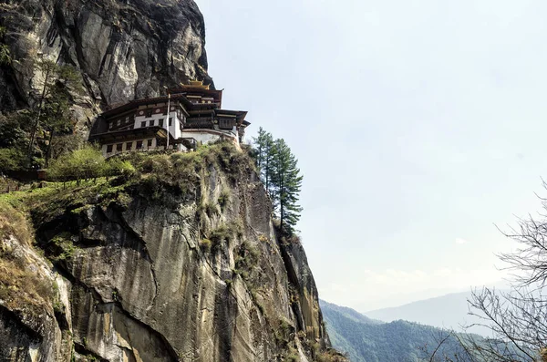 Taktshang Klasztor Bhutan Klasztor Nest Tigers Znany Również Jako Taktsang — Zdjęcie stockowe