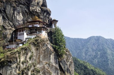 Taktshang manastırı, Butan - Kaplanlar Nest Manastırı da Taktsang Palphug Manastırı olarak biliyorum. Bhutan'da, yukarı Paro vadisinin kayalık tarafında bulunan.