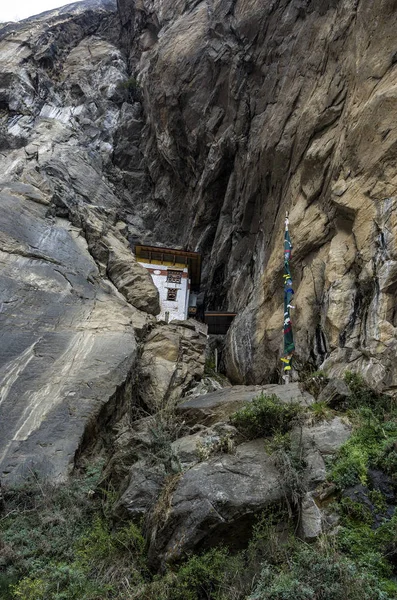 Grotte Monastère Moine Nom Khado Yeshi Tsogyal Pratiquait Vajrakilaya Nid — Photo