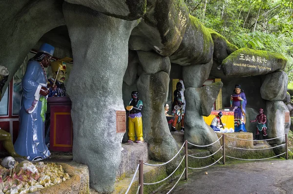 马来西亚成亭高地清水洞寺的风景区 清水洞寺座落在成亭高原上风景最秀丽的地方 — 图库照片