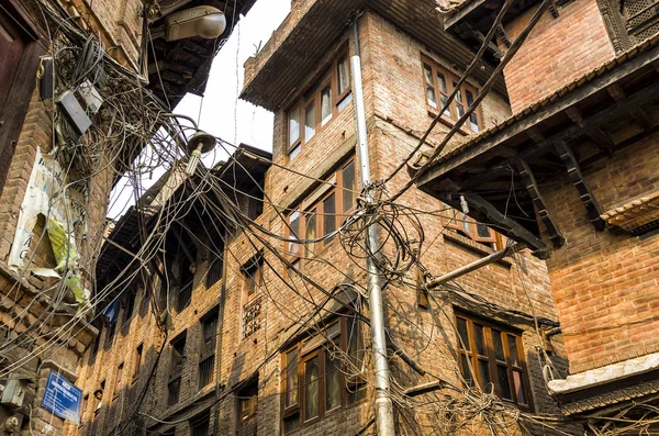 Residential Housing Environment City Kathmandu Durba Square Kathmandu Nepal Poverty — Stock Photo, Image