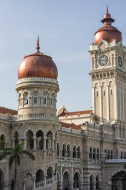 Dataran Merdeka 'daki Sultan Abdul Samad Binası, Kuala Lumpur, Malezya - 1894 tarihli İngiliz sömürge hükümeti için kullanılan bina.