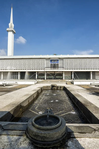 Meczet Masjid Negara Kuala Lumpur Malezja Narodowy Meczet Malezji Vel — Zdjęcie stockowe