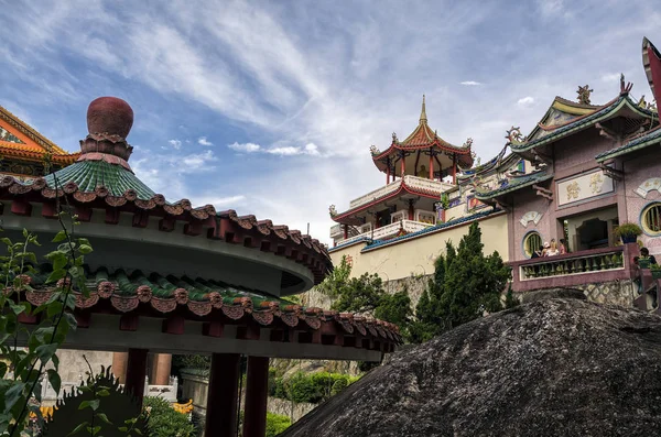 Buddhistische Chinesische Architektur Des Tempels Kek Lok Air Itam Penang — Stockfoto