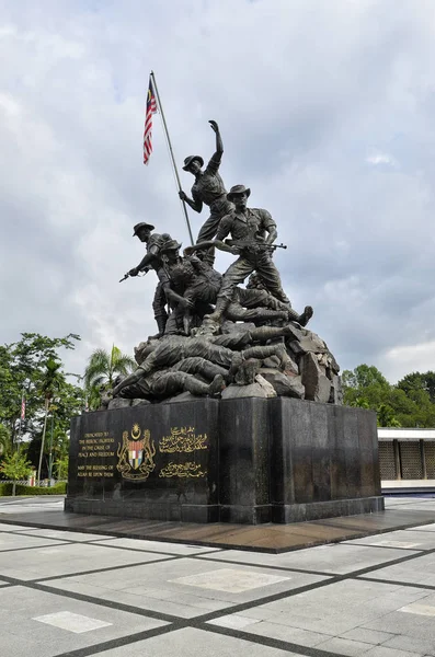 Tugu Negara Malaysia Monumento Nacional Malasia Monumento Para Conmemorar Aquellos —  Fotos de Stock