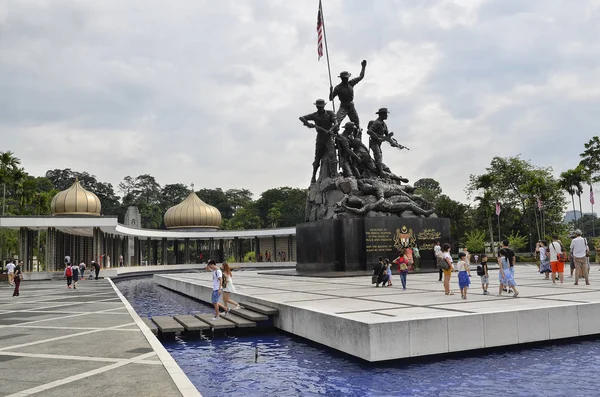 Tugu Negara Malaysia Άλλως Malaysia National Monument Monument Memorate Those — Φωτογραφία Αρχείου