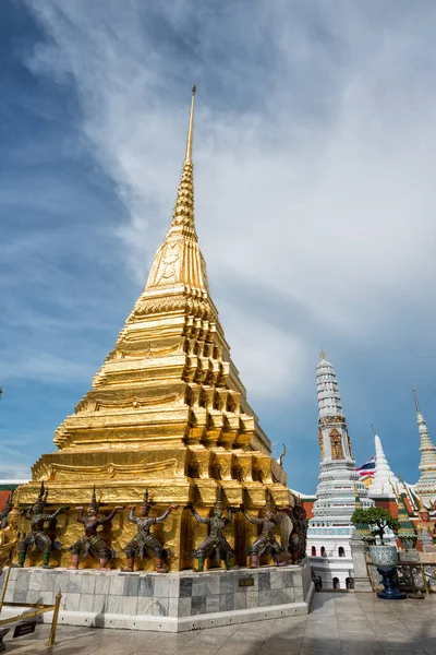 Wat Phra Kaew Изумрудный Храм Будды Гранд Плас Бангкок Таиланд — стоковое фото