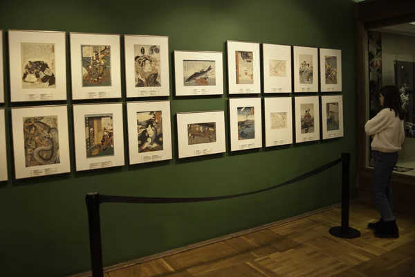 Di pameran. Museum Oriental di Moskow — Stok Foto