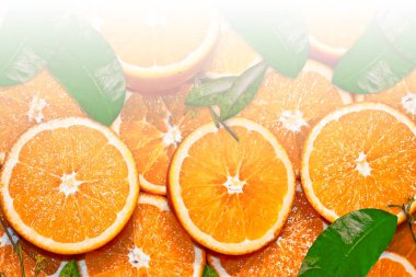 Arka plan sarı meyve mandalina dilimleri