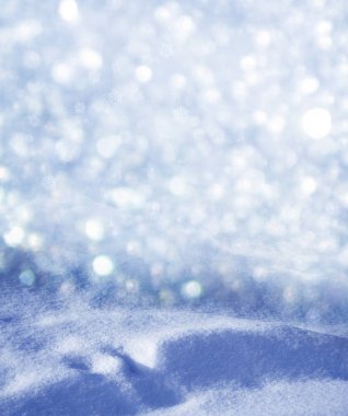 Geçmişi. Kış manzarası. Karların dokusu.