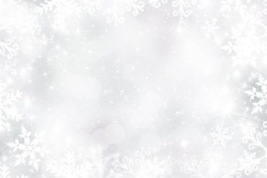 Soyut Kış Noel ve yeni yıl arka plan. Kar taneleri.