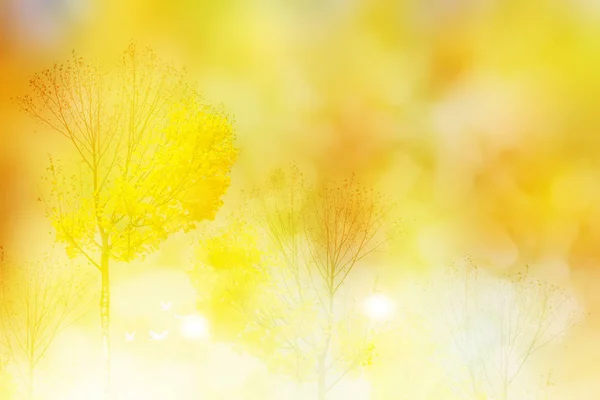 Paysage d'automne avec un feuillage coloré lumineux. Été indien . — Photo