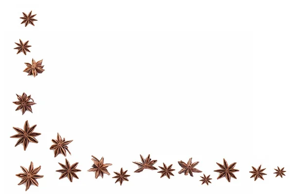 Star anise isolated on white background — Stock Photo, Image