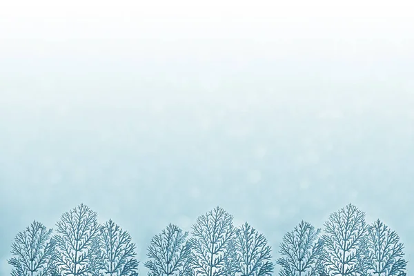 Suddig vintern abstrakt bakgrund. Julkort. — Stockfoto