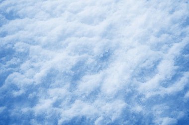 Geçmişi. Kış manzarası. Karların dokusu.