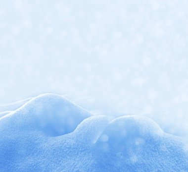 Geçmişi. Kış manzarası. Karların dokusu.