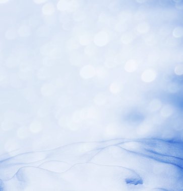 Geçmişi. Kış manzarası. Karların dokusu.