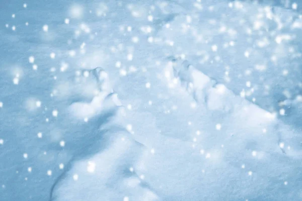 背景。冬の風景。雪の質感 — ストック写真