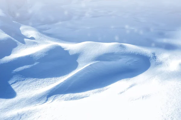 Achtergrond. Winterlandschap. De textuur van de sneeuw — Stockfoto