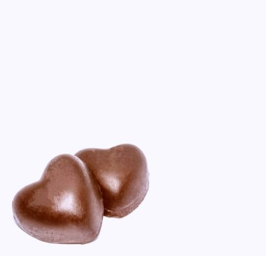 Beyaz bir arka plan üzerinde izole şeker.