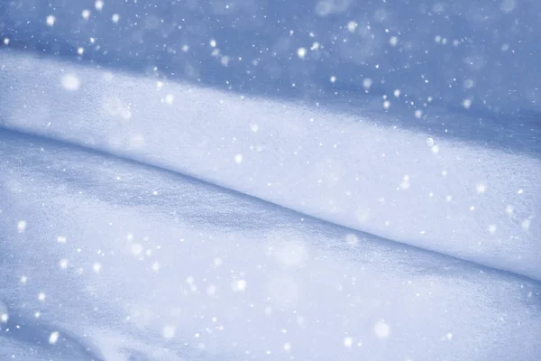 背景。冬の風景。雪の質感 — ストック写真